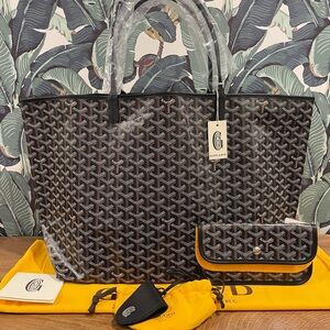 Goyard Saint Louis/St. Louis GM Black/Black Goyardine